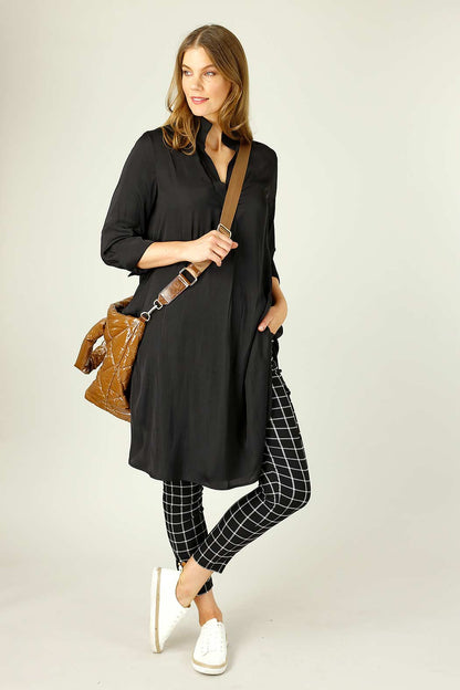 Black Seta Oversized Blogger Shirt - SALE