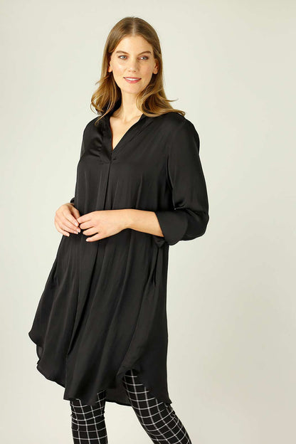 Black Seta Oversized Blogger Shirt - SALE