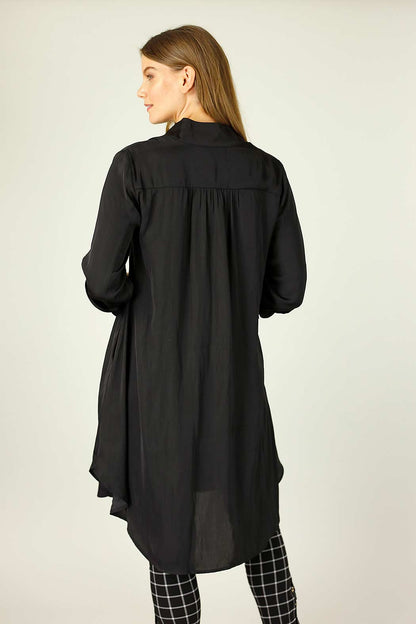 Black Seta Oversized Blogger Shirt - SALE