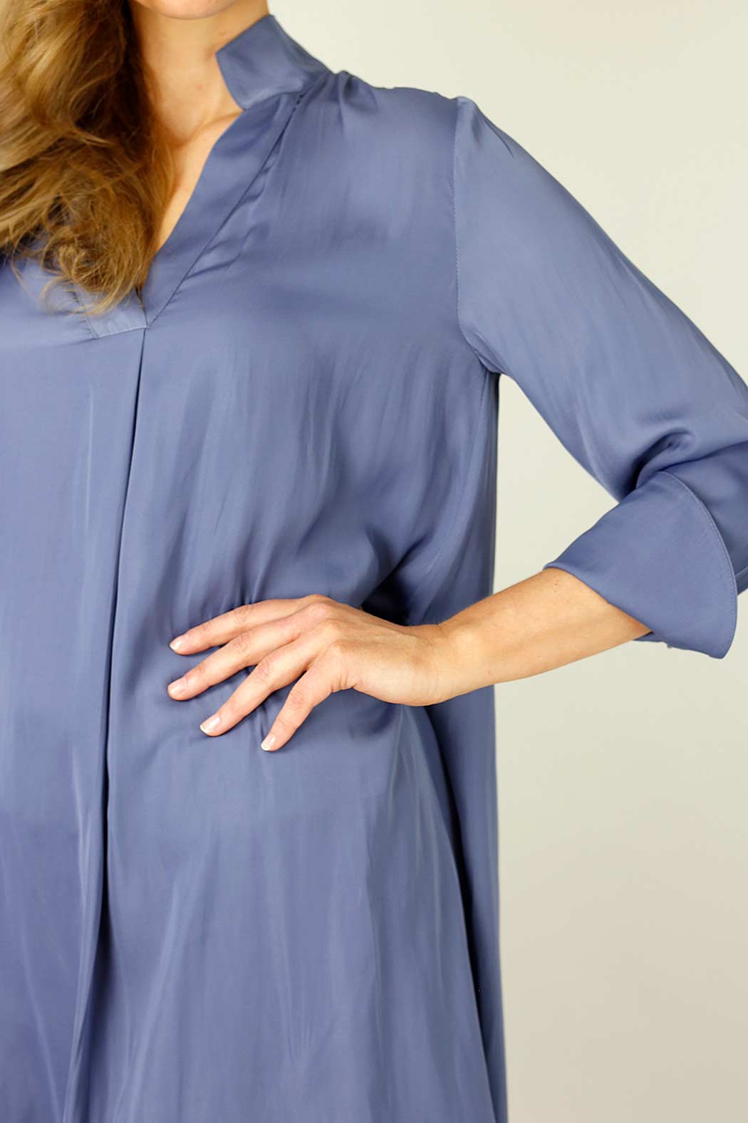 Chambray Seta Oversized Blogger Shirt - SALE