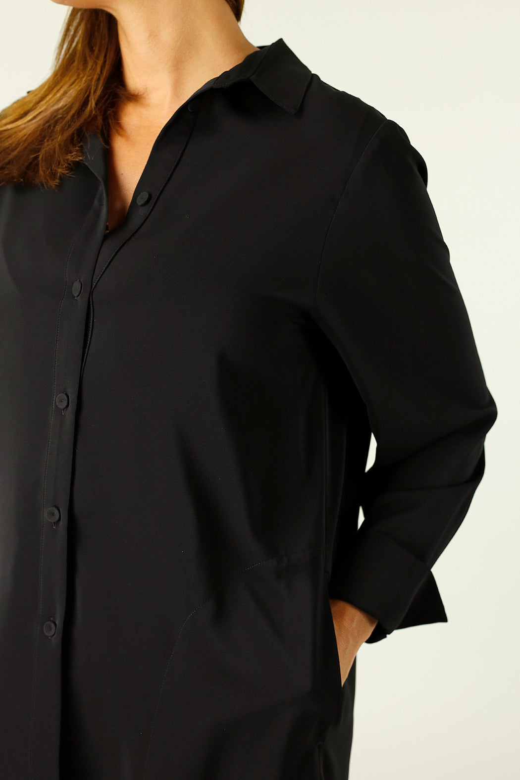 Black Soft Touch Pocket Shirt