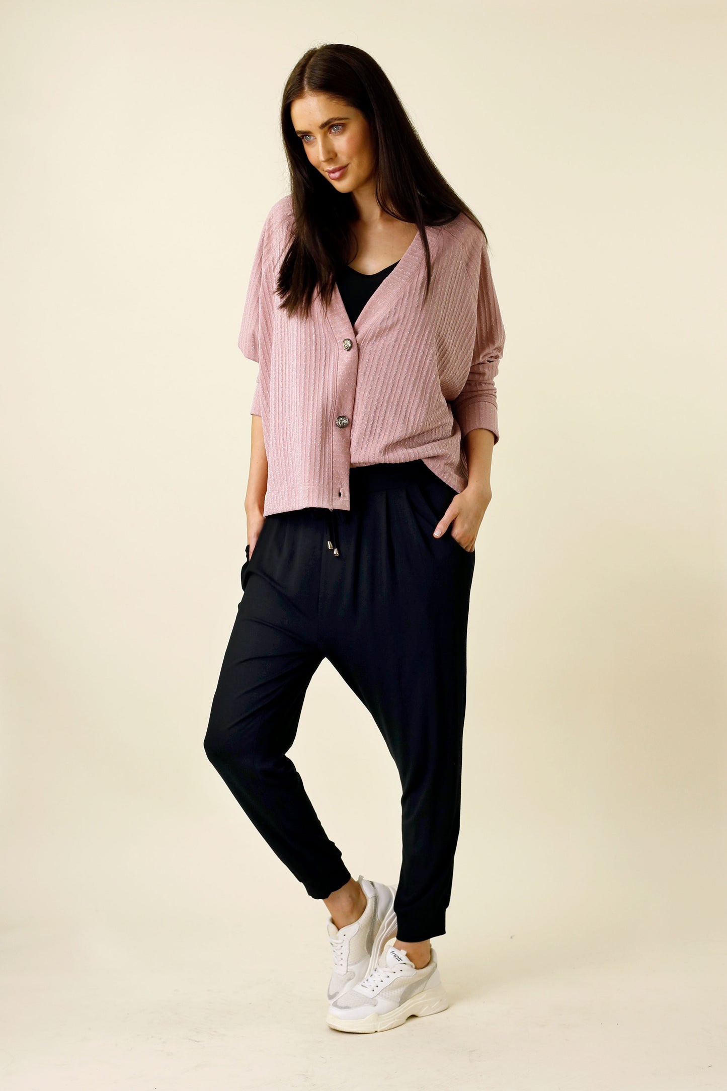 Black Bamboo Slouch Pant - SALE