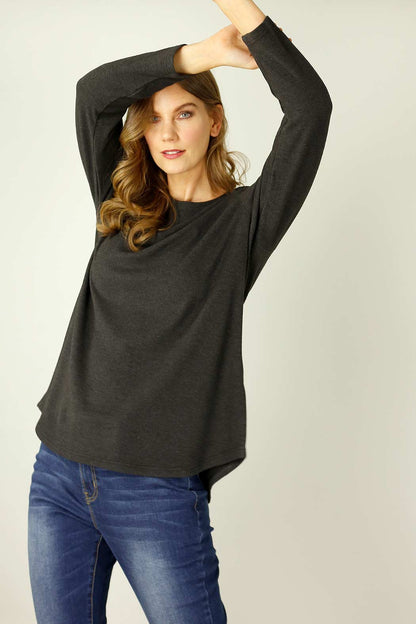 Charcoal Lounge Crew Neck Jumper - SALE