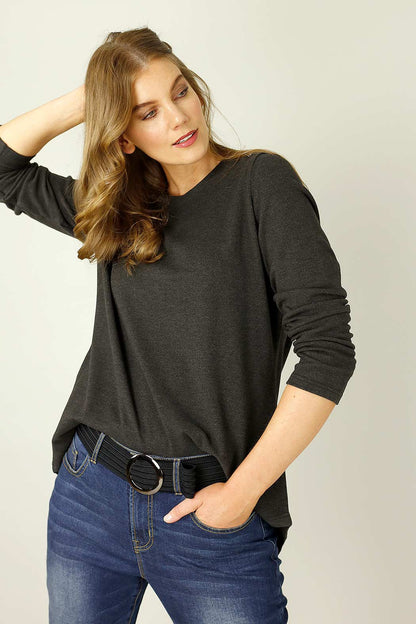 Charcoal Lounge Crew Neck Jumper - SALE