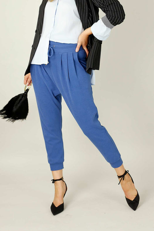 Blue Lounge Slouch Pant