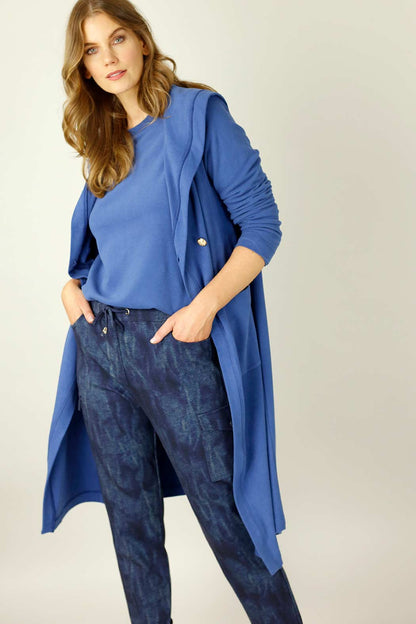 Blue Lounge Hood Coatigan - SALE