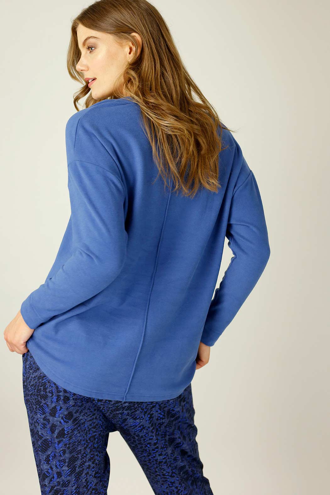 Blue Lounge Queen Jumper - SALE