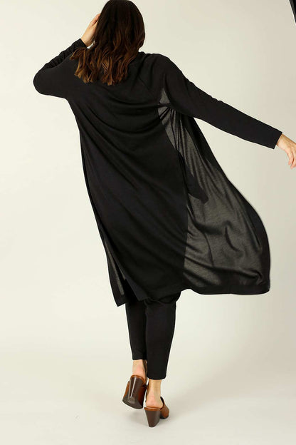 Black Woolly Lounge Cardi - SALE