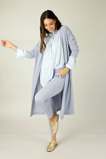 Chambray Woolly Lounge Cardi - SALE