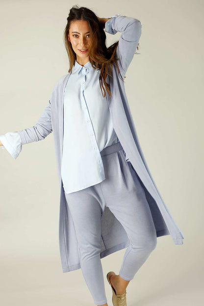 Chambray Woolly Lounge Cardi - SALE