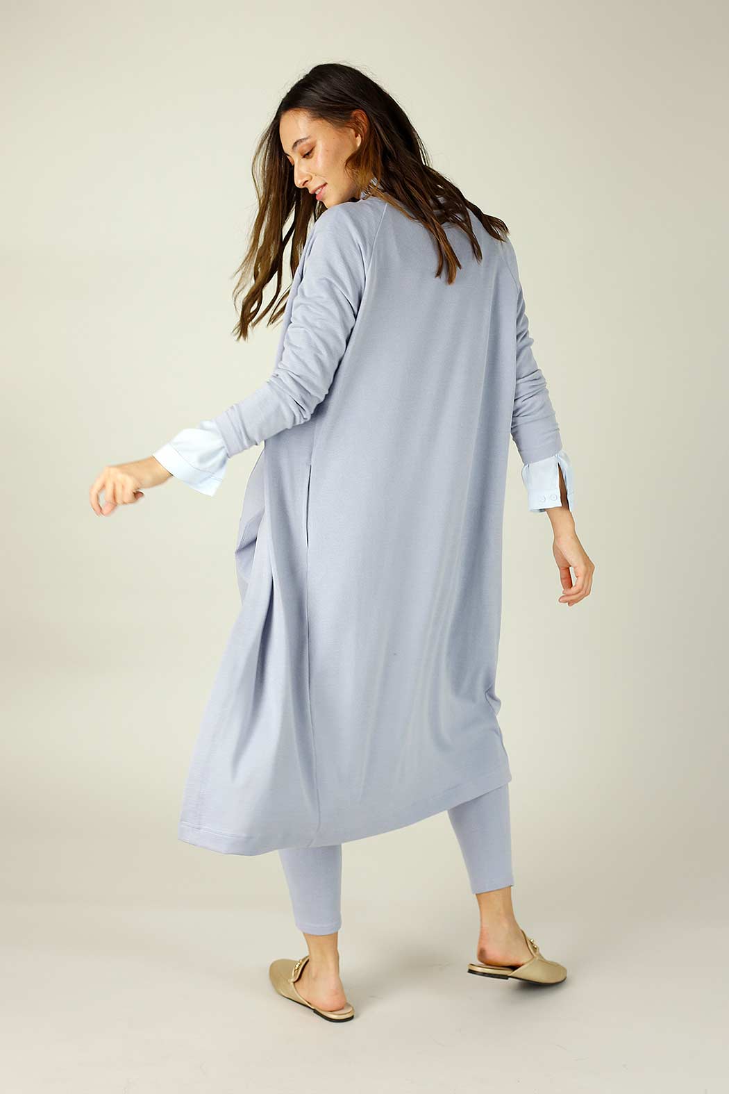 Chambray Woolly Lounge Cardi - SALE
