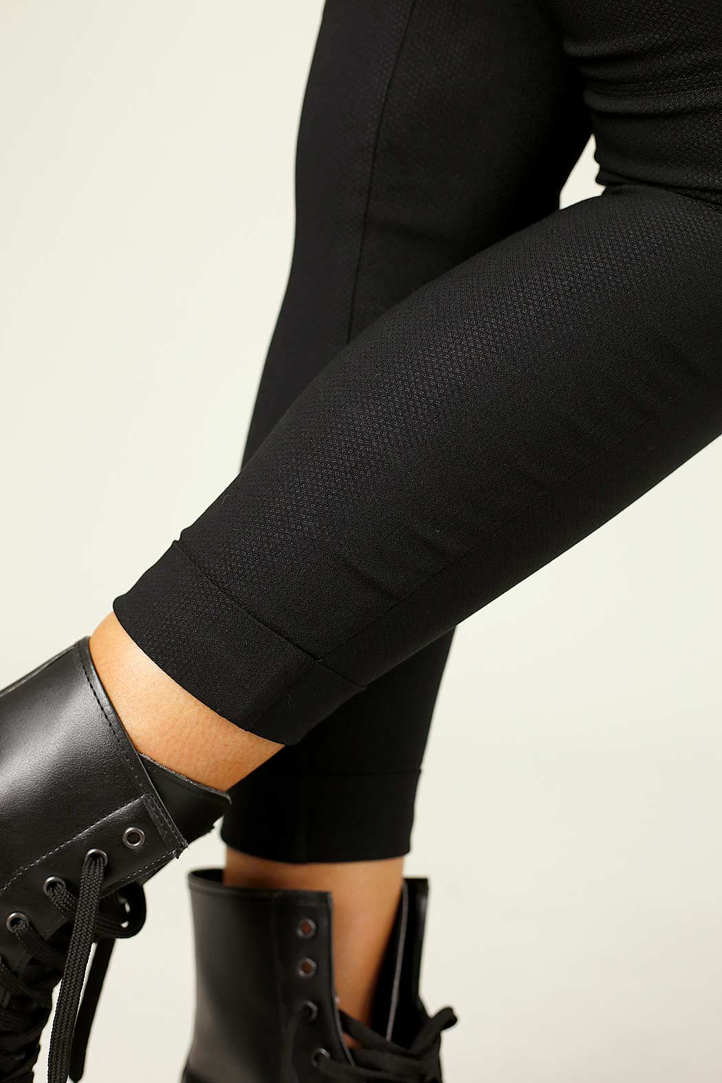 Black Dotty Bengaline Stitch Pant - SALE