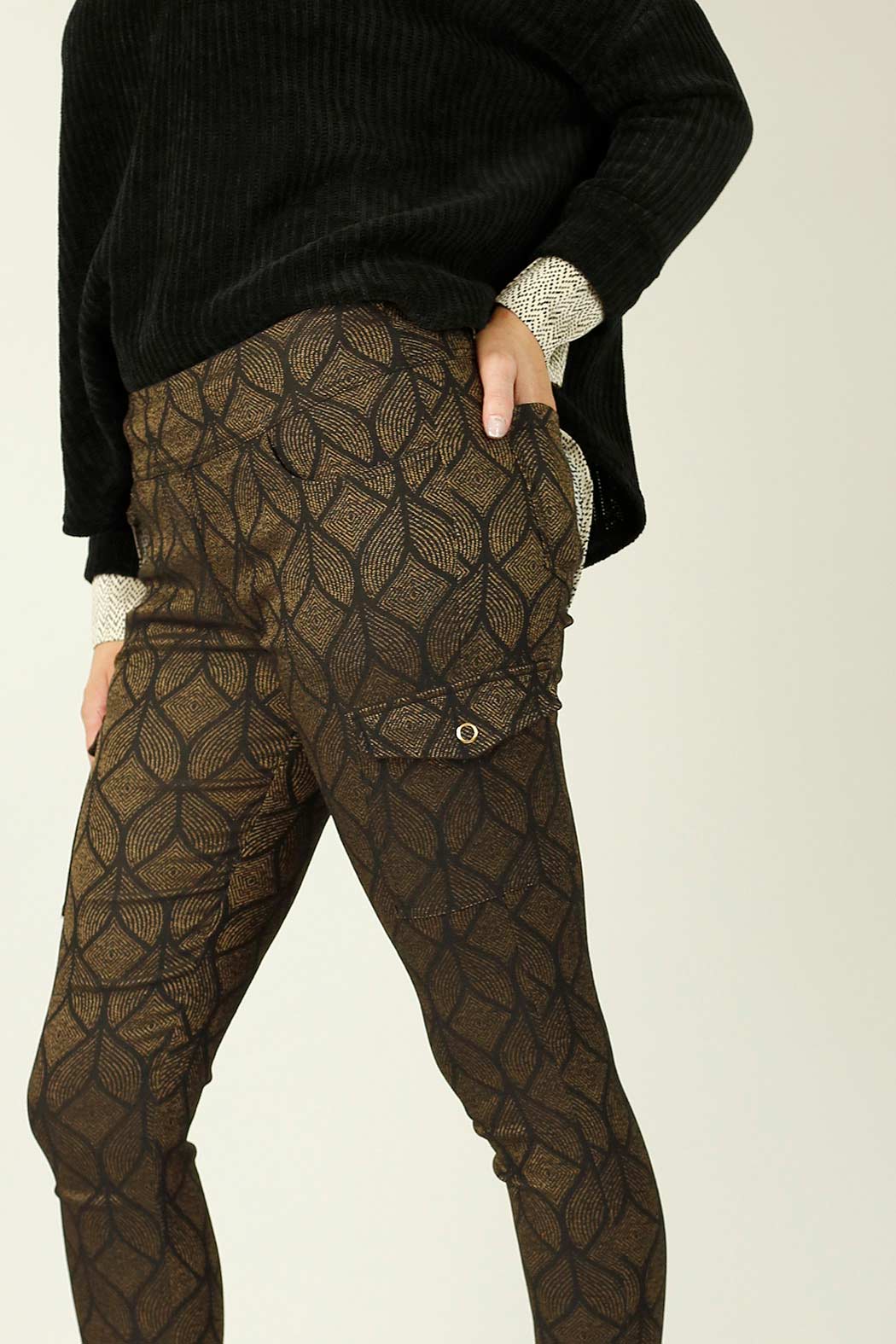 Bronze Leaf Bengaline Slim Cargo