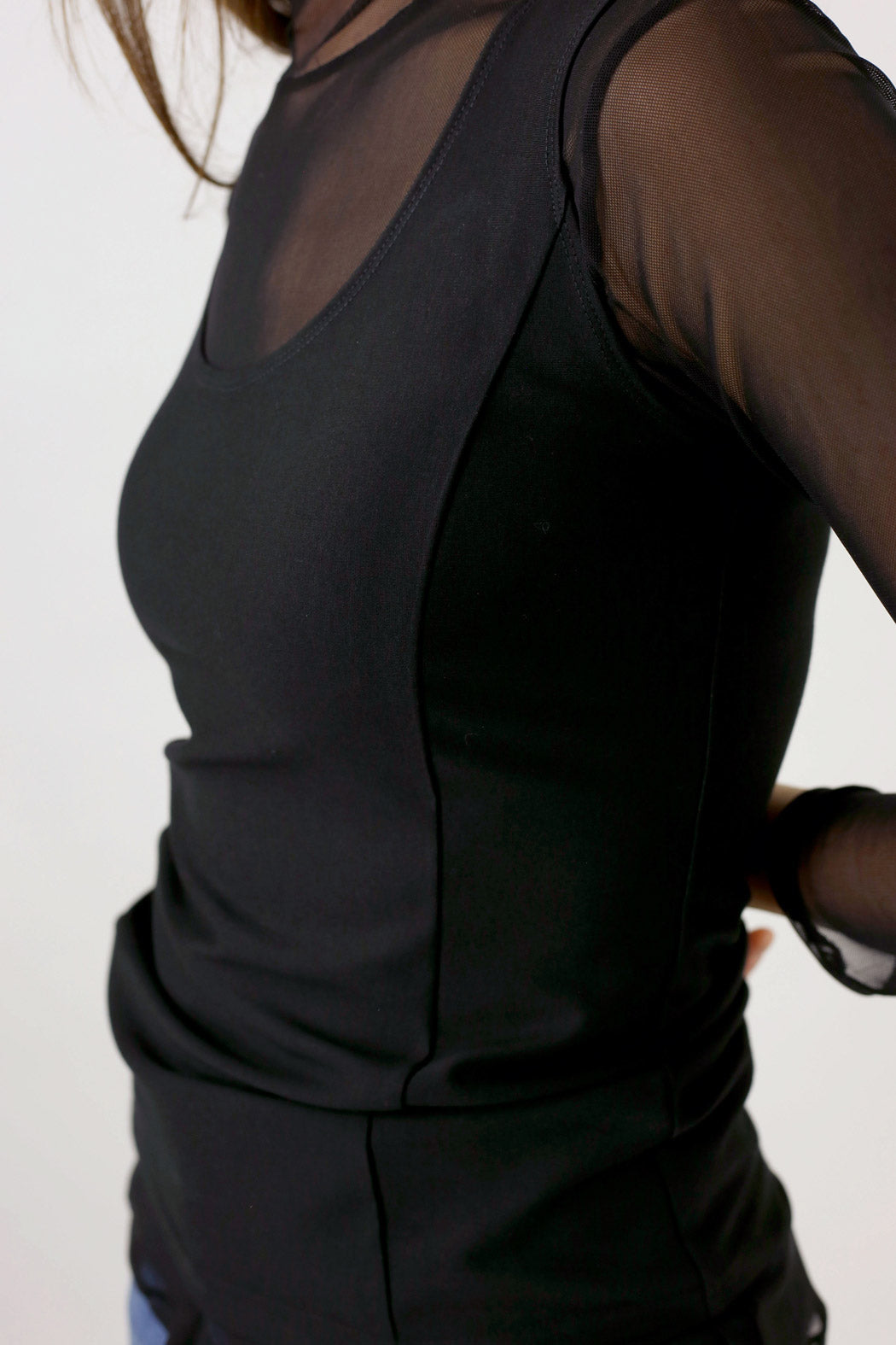 Black Miracle Ponte Camisole