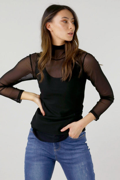 Black Miracle Ponte Camisole
