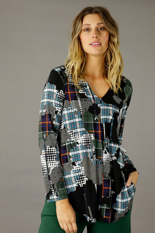 Artwork Jersey Romy Top - SALE