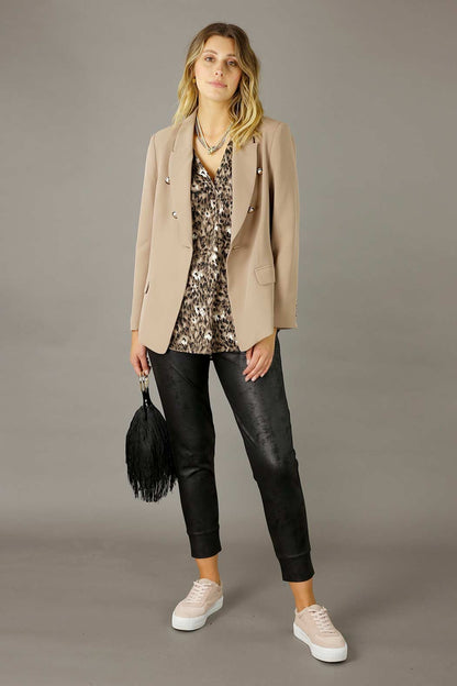Brown Animal Nano Sydney Blouse