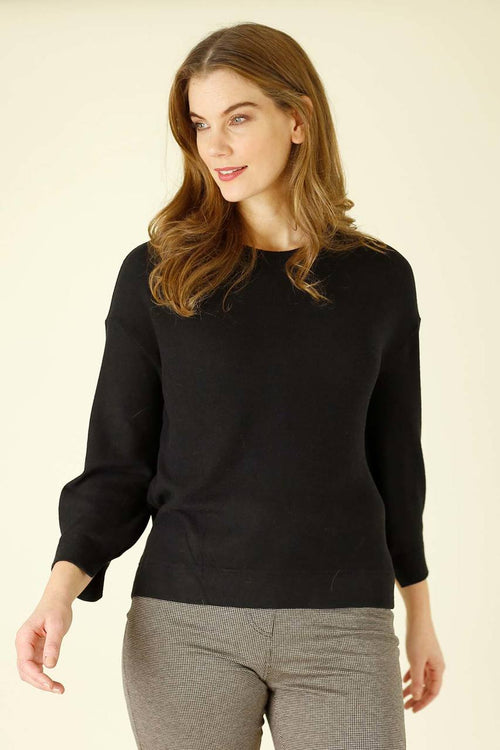 Black Brushed Genie Jumper - SALE