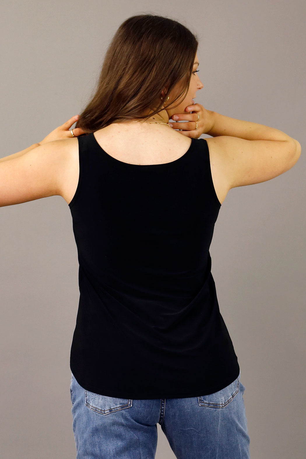 Black Ivory 70cm Layering Cami x 2 Pack