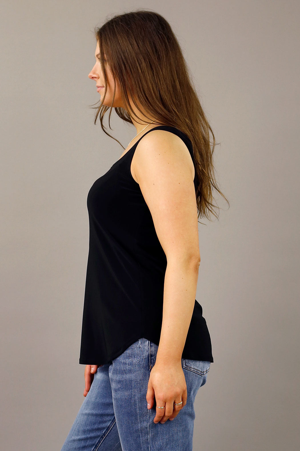 Black Ivory 70cm Layering Cami x 2 Pack