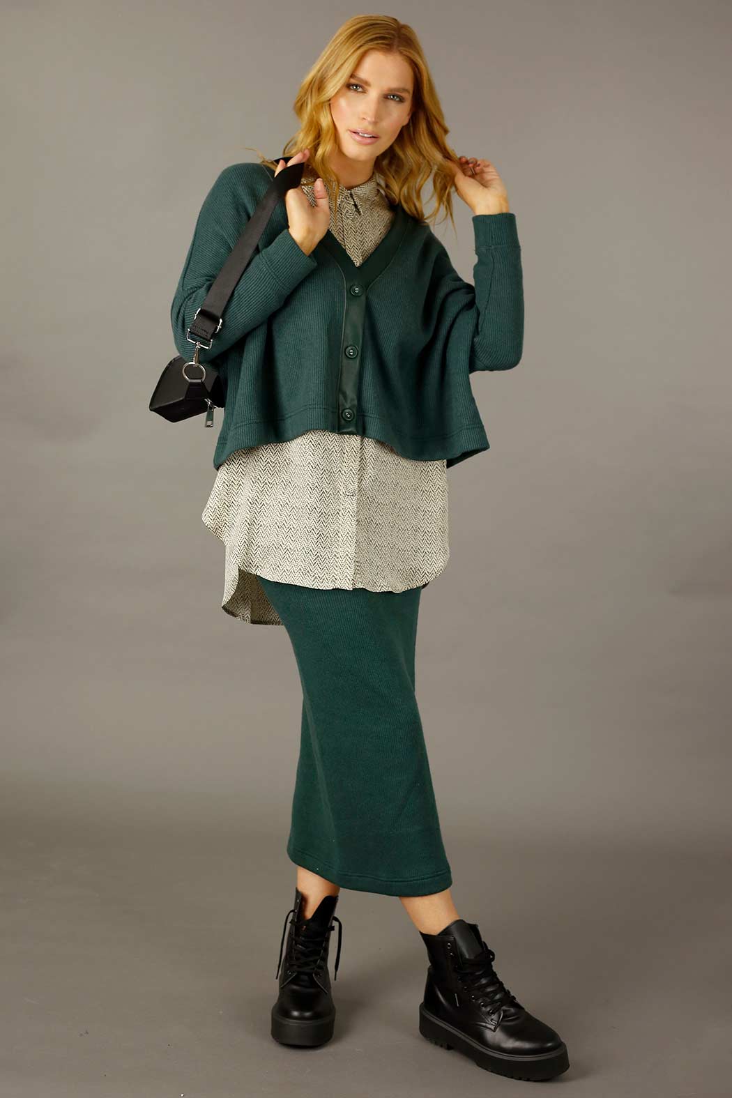 Bottle Rib Lexi Skirt - FINAL SALE