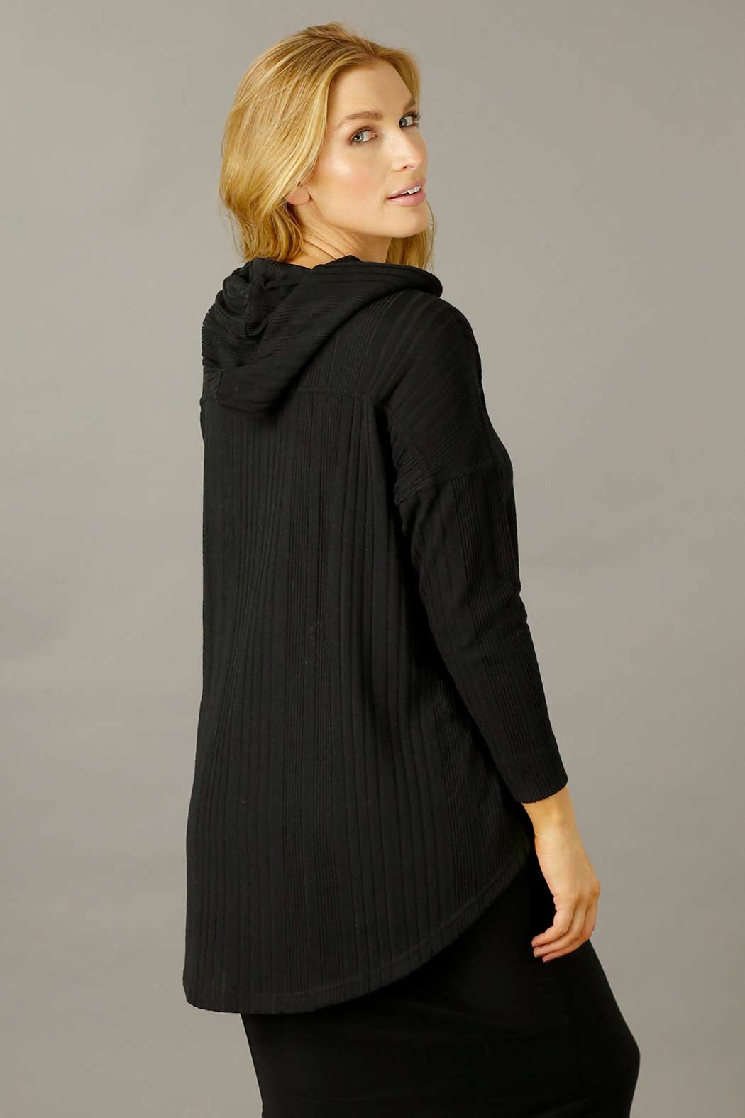 Black Rib Lifestyle Hoodie