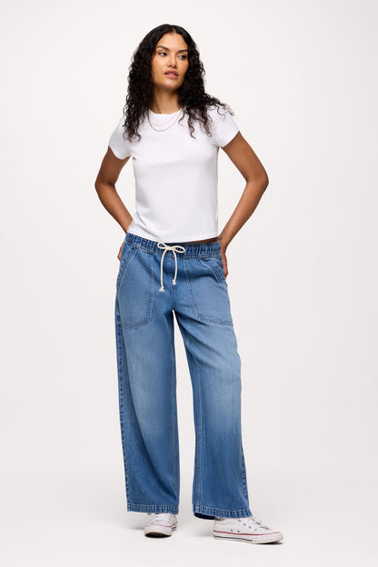 Pull-On Denim Pant