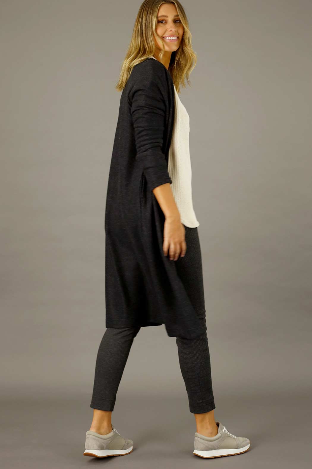 Black Brushed Lounge Cardigan