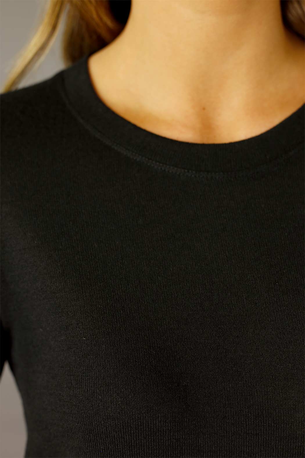 Black Crew Layering Essential