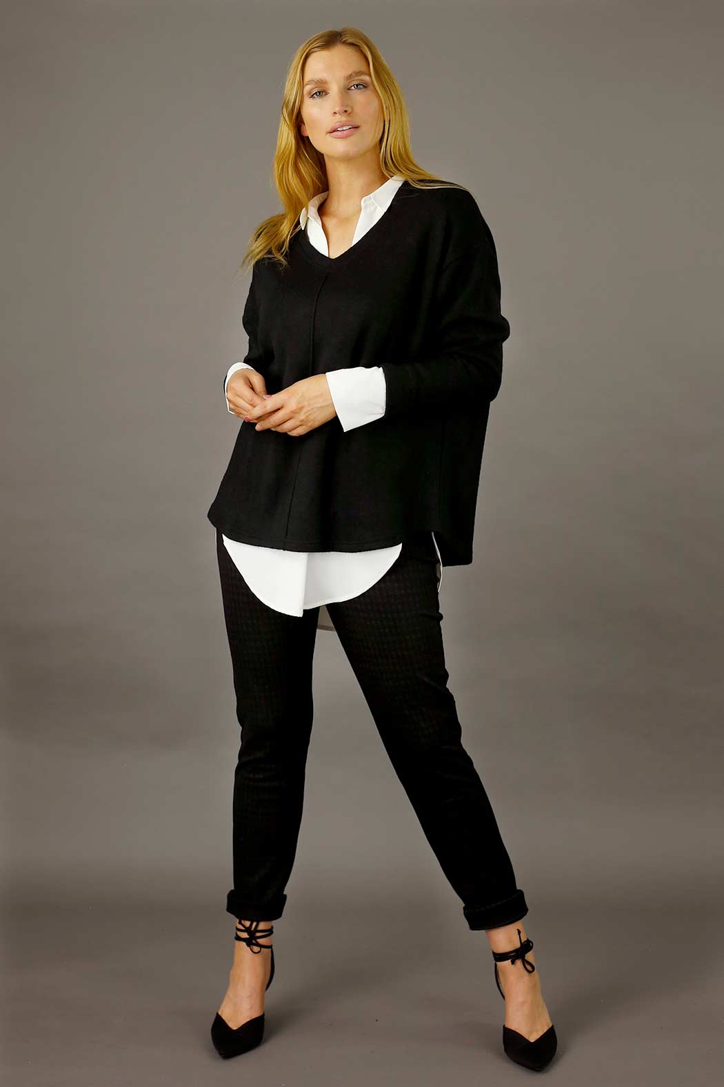 Black Lux Queen Jumper - FINAL SALE