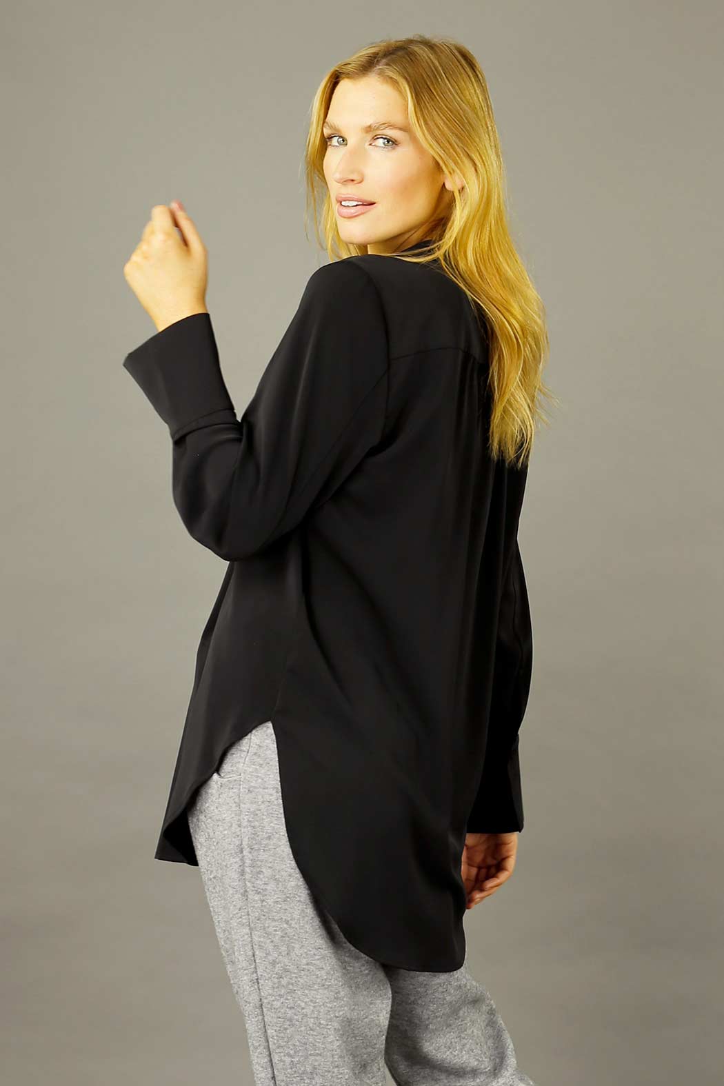 Black Soft Touch Gatsby Shirt - SALE