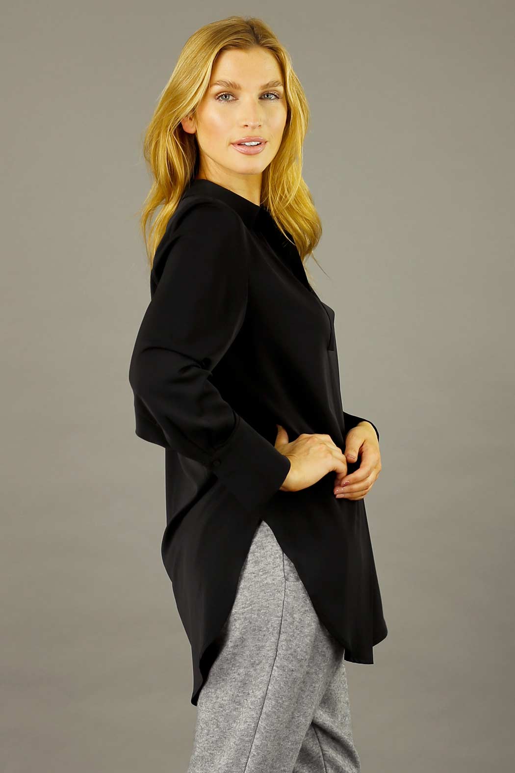 Black Soft Touch Gatsby Shirt - SALE