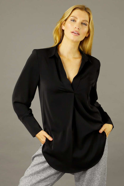 Black Soft Touch Gatsby Shirt - SALE