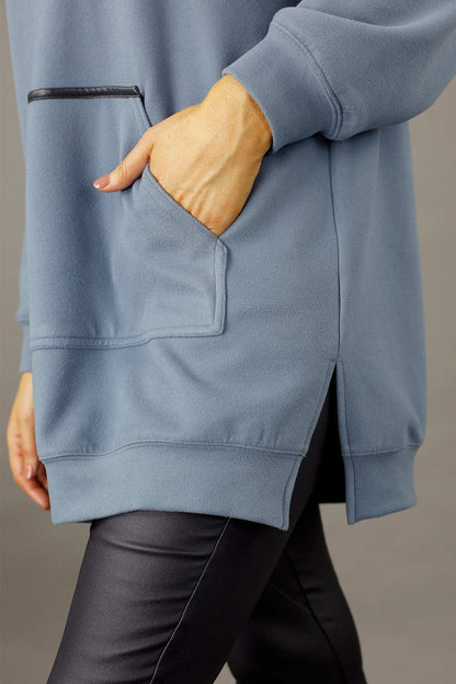 Blue Snug Pocket Hoodie