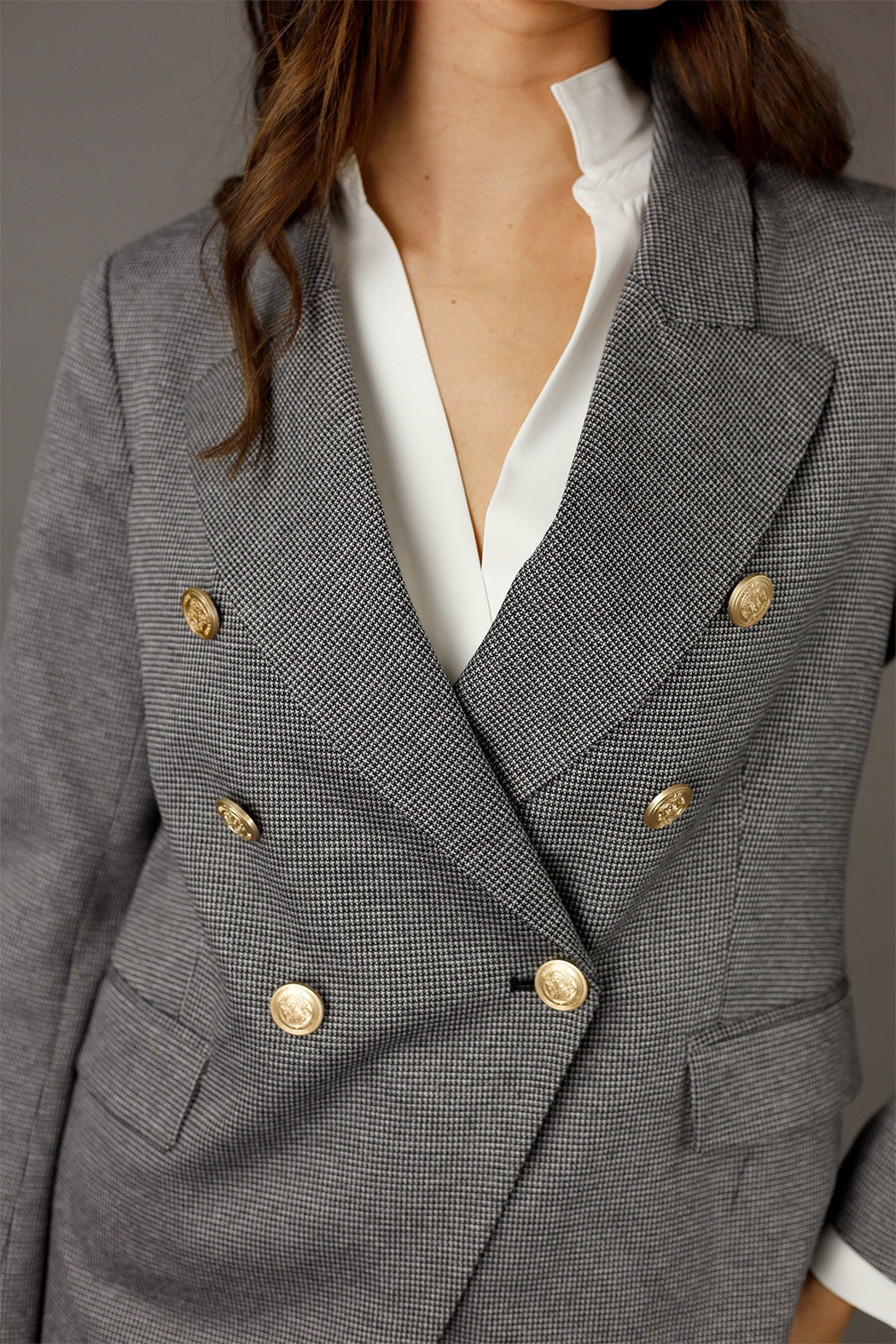 Black Jacquard Sisca Blazer