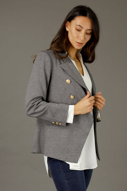 Black Jacquard Sisca Blazer