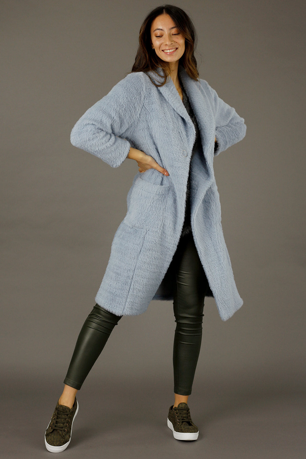 Blue Mae West Coat