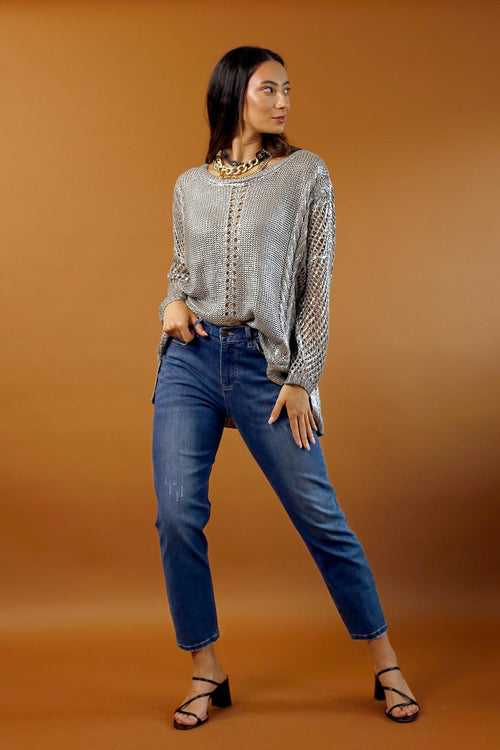 Chambray Asha Straight Jean - FINAL SALE