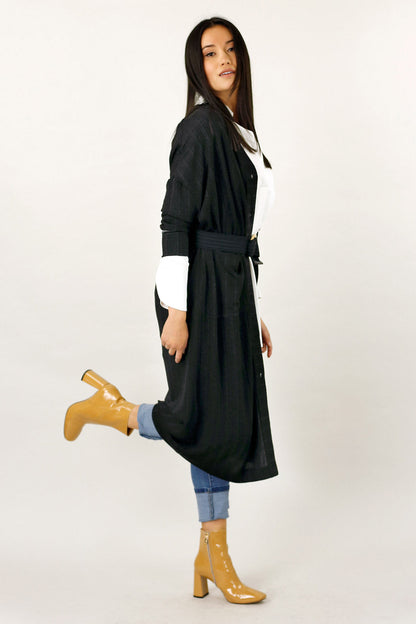 Black Glam Maxi Cardigan -FINAL SALE