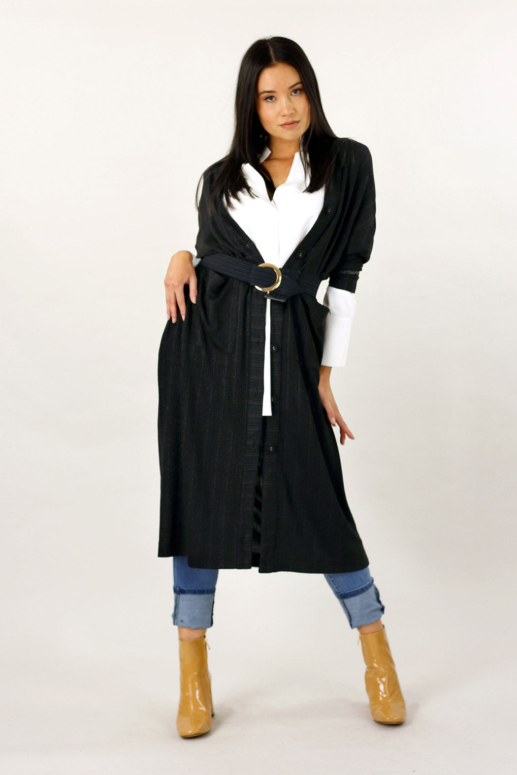Black Glam Maxi Cardigan -FINAL SALE