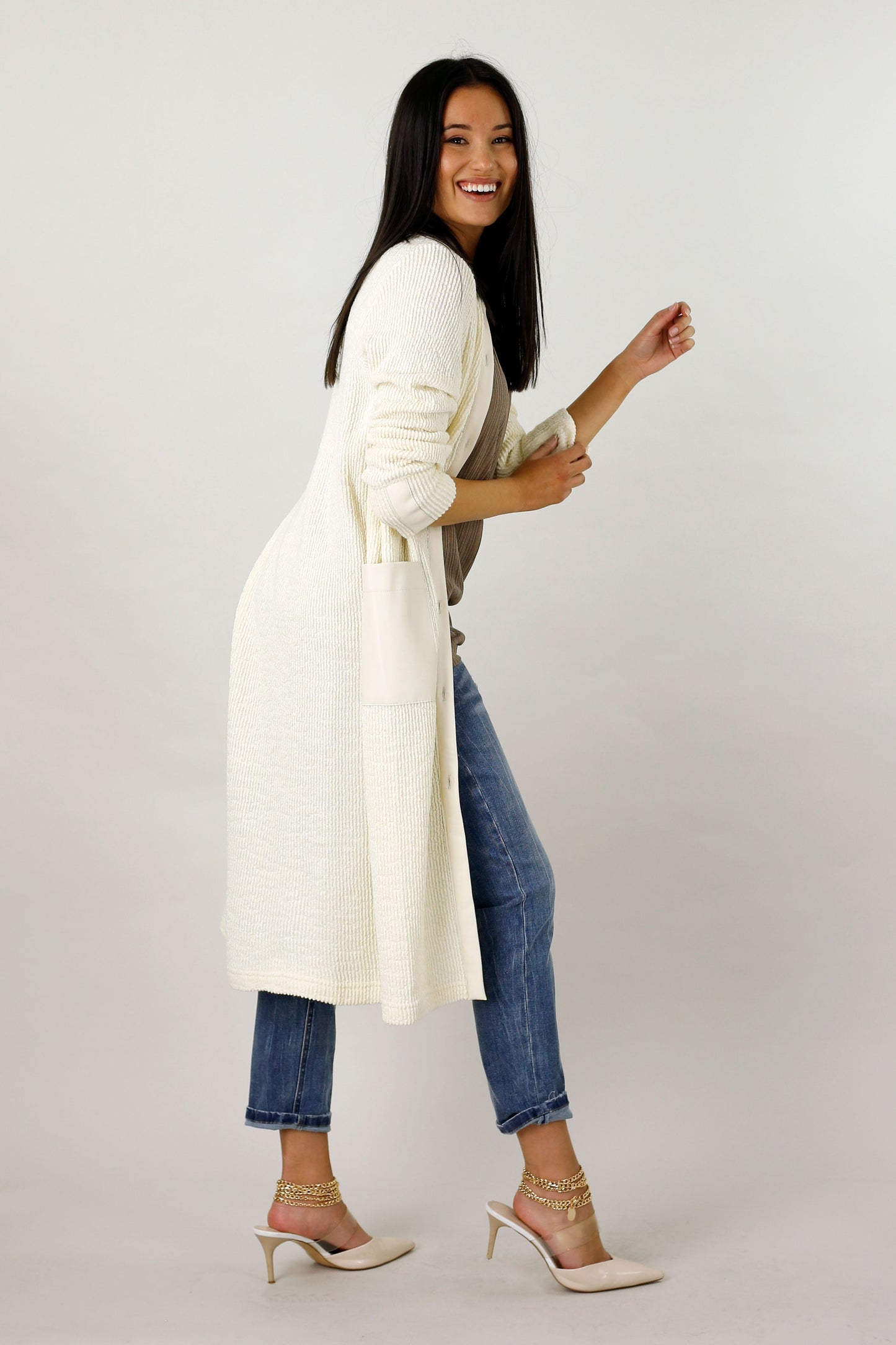 Butter Mod Rib Coatigan - SALE