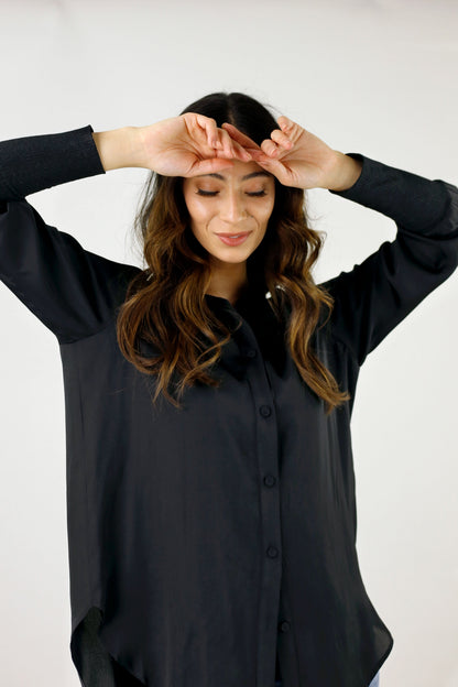 Black Seta Andie Shirt - SALE