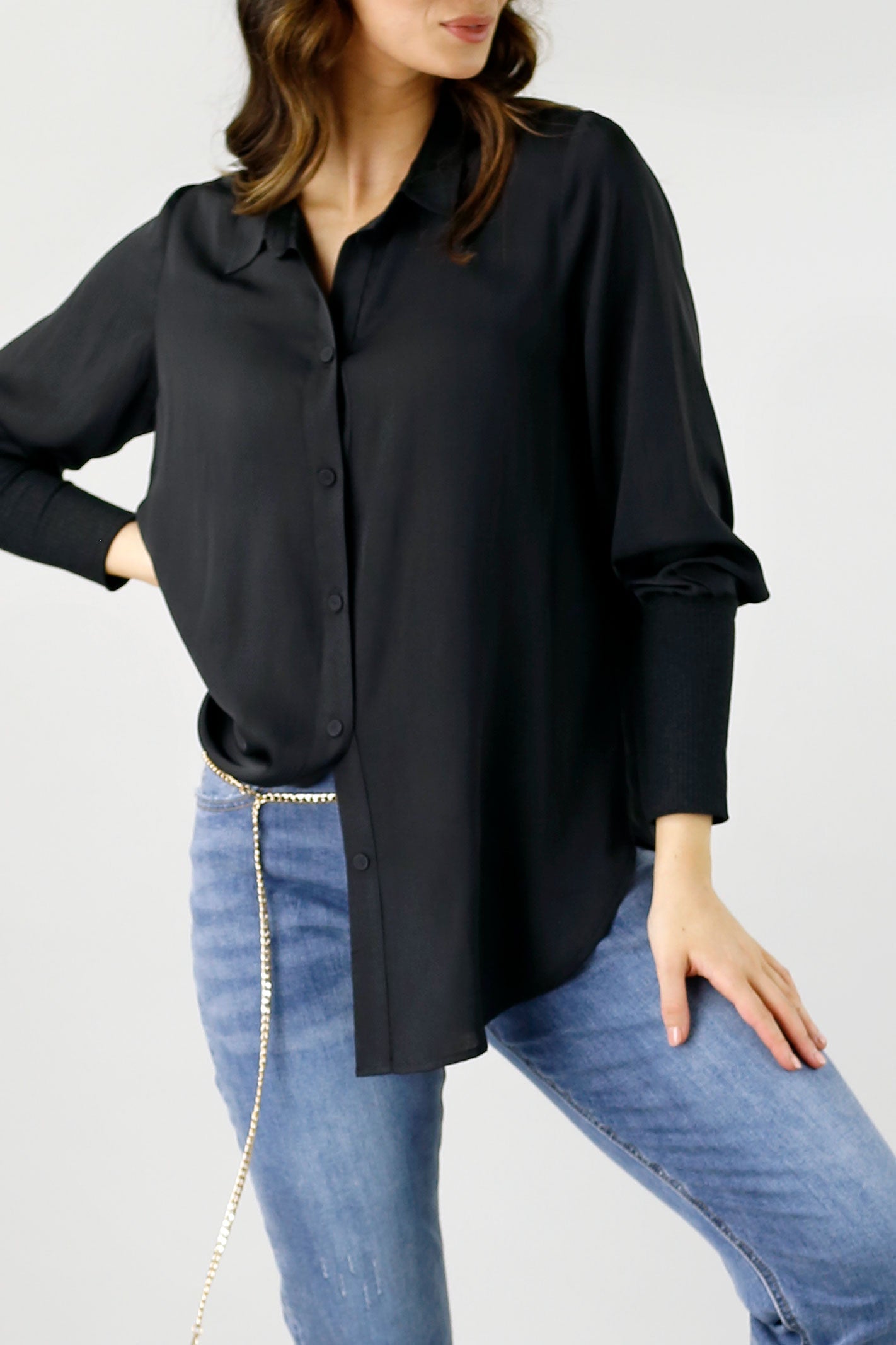 Black Seta Andie Shirt - SALE