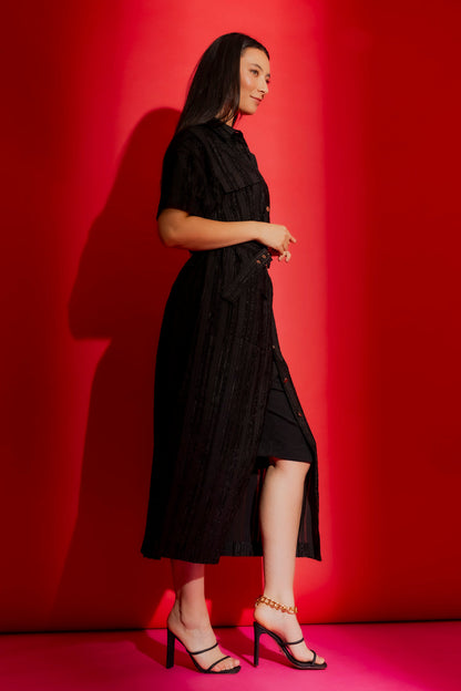 Black Shirt Dress