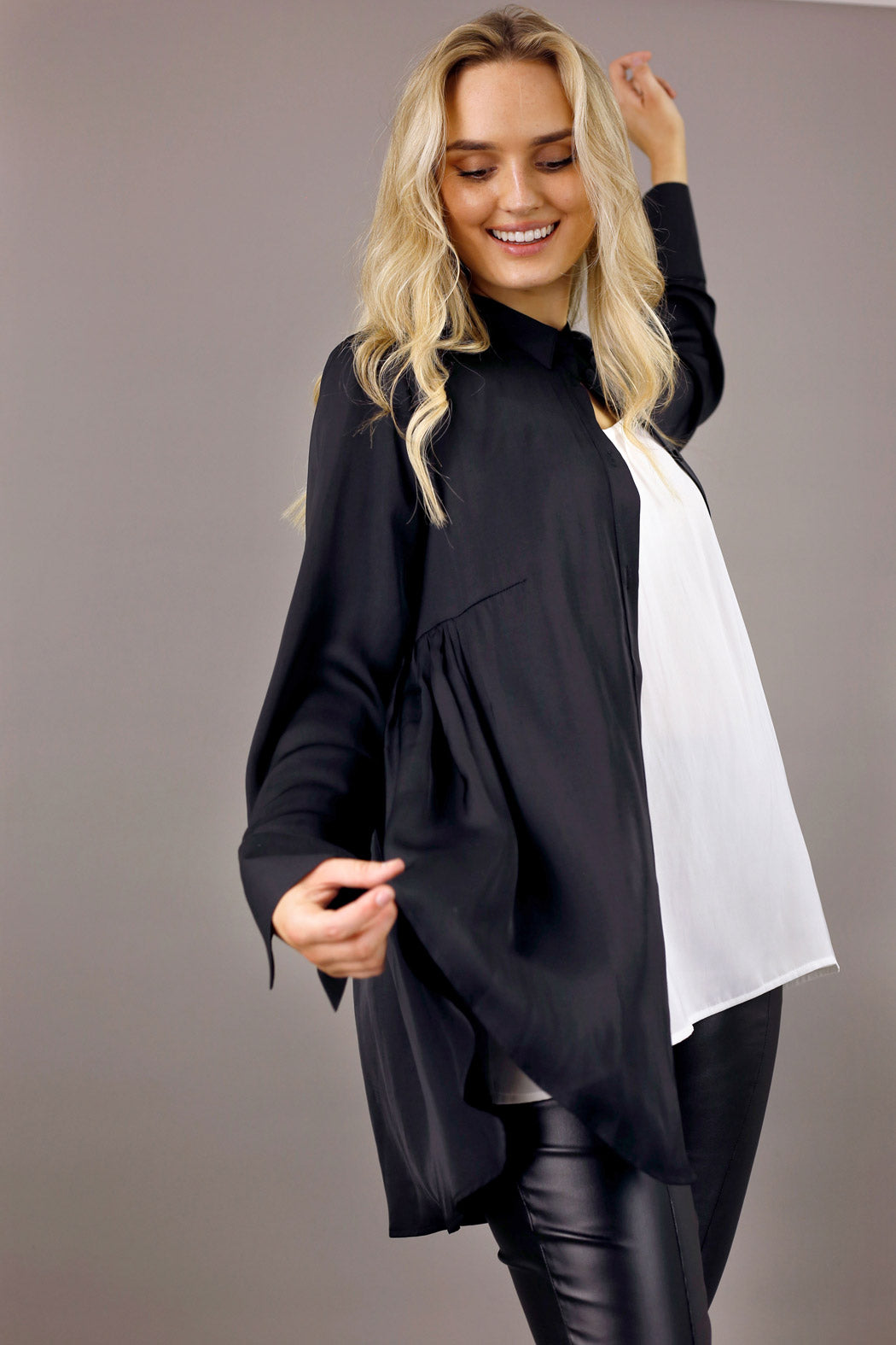 Black Seta Maddison Shirt - SALE