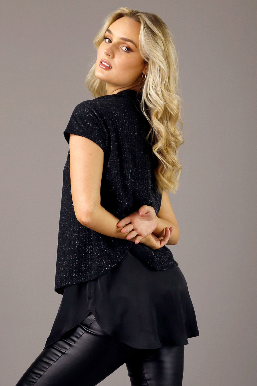 Black Twinkle Bell Tee - SALE