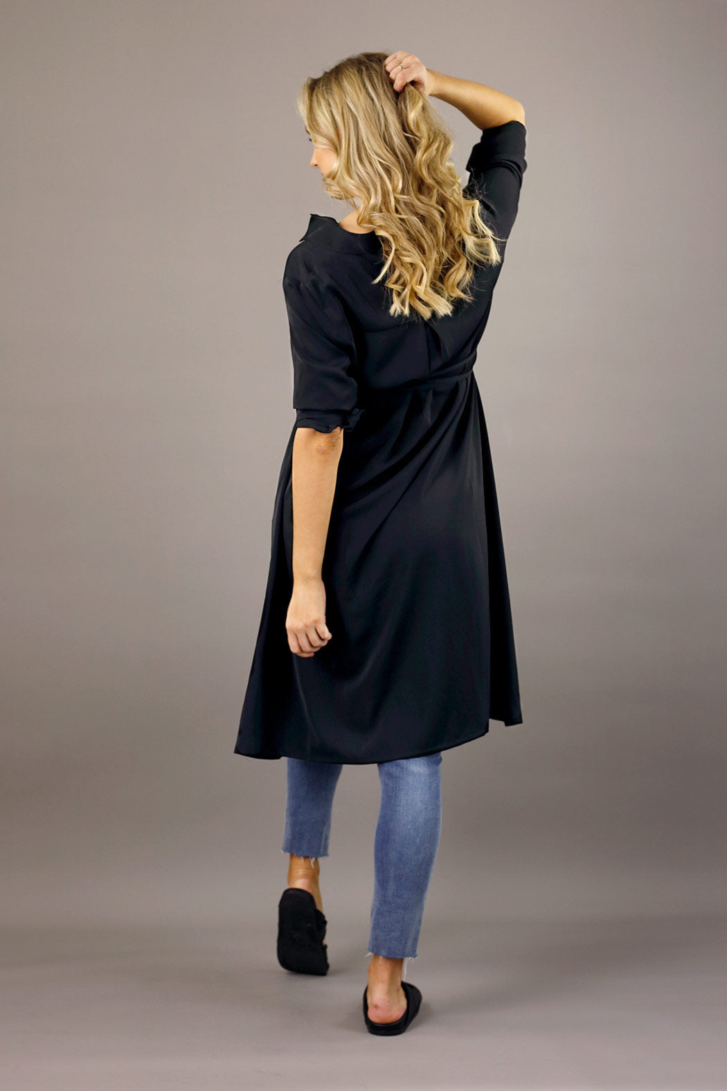 Black Soft Touch Empire Shirt - SALE