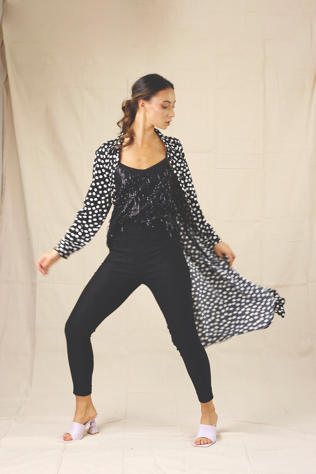 Black Line Bengaline Stitch Pant - SALE