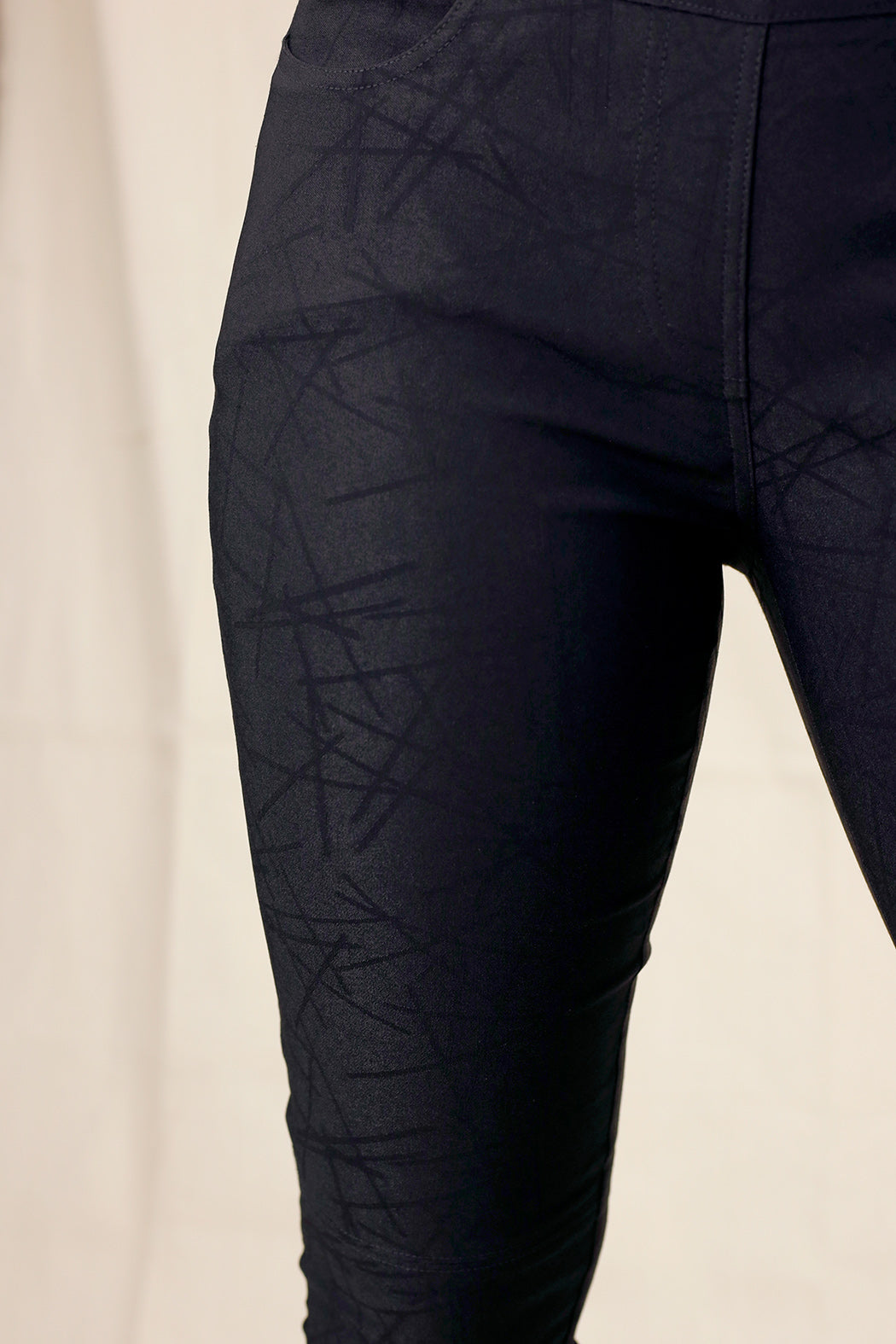 Black Line Bengaline Stitch Pant - SALE