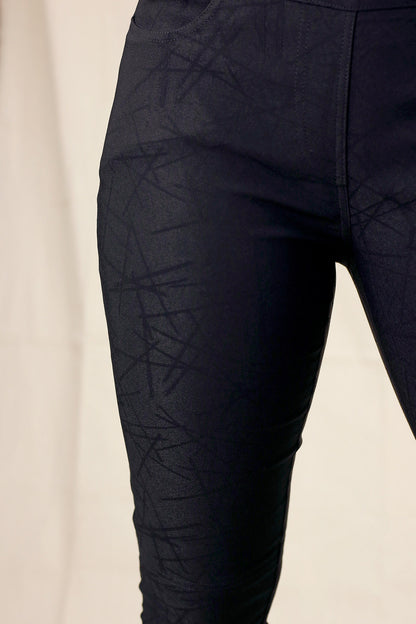 Black Line Bengaline Stitch Pant - SALE